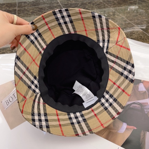 Burberry Plaid Bucket Hat